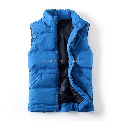 China Breathable Classic Design Plus Size Winter Mens Cotton Padded Vest for sale