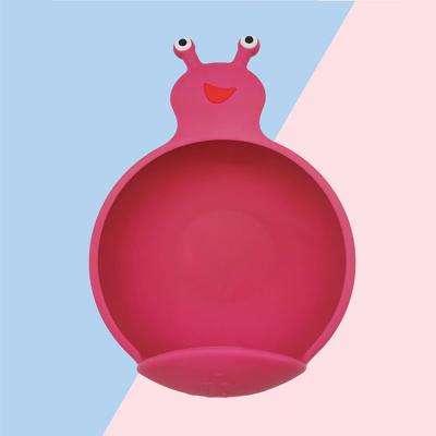 China 2022 New Style Snail Shape Silicone Baby Disposable Microwave Bowls BPA Free Feeding Safe Silicone Baby Bowl for sale