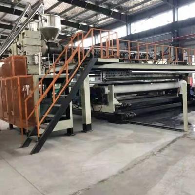 China High quality HDPE sheet pe geomembrane sheet plate plastic extruder production machine for sale