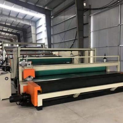 China Plastic Geomembrane Sheet 3m Sheet Extruder Machine 6m Waterproof Membrane Making Machine For Agricultural for sale