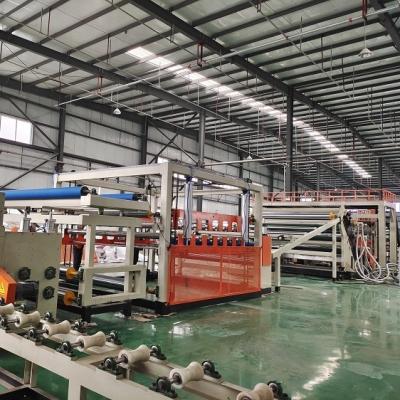 China Zero Waste Plastic Sheet Geomembrane Waterproof Membrane Sheet Production Line for sale