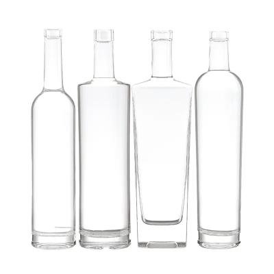 China Custom Color 750ml Glass Bottle For Glass Products Spirit Liquor Gin Vodka for sale