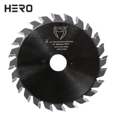 China Laser Cut CTT 2.8mm-3.6mm Double Steel Scorings 12+12 Adjusting Blades For Wood Panels for sale