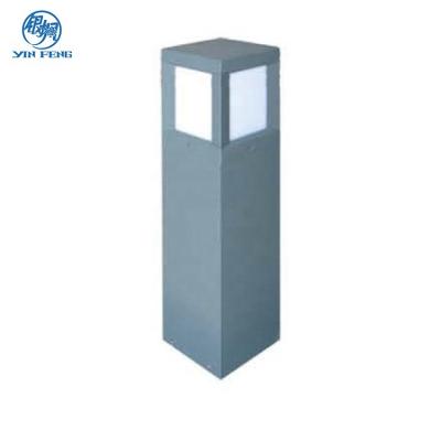 China Aluminum Alloy Bollard Square Lawn 10W 3W LED Light Outdoor Lawn Lamp for sale