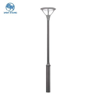 China Raw Post Hot Dip Galvanized Steel Solar Street Light Post With SS400 Material for sale