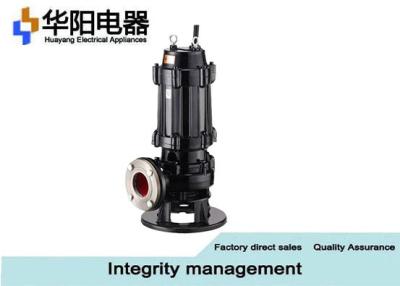 China Bomba de agua de aguas residuales de la serie de WQ 220V para la ingeniería municipal, 0.37-7.5KW en venta