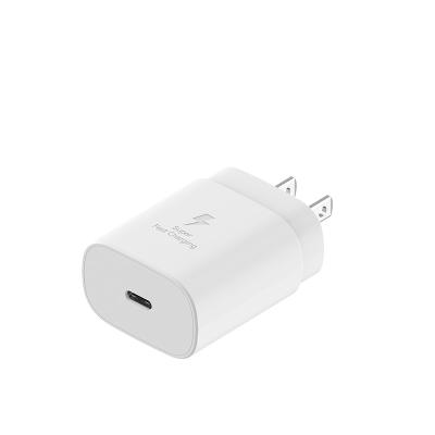 China Wholesale 2022 Fast Charging Type C USB Charger 25W Adapter Super Fast Charging Type C For S22/S22Plus/S21 Ultra/Note 20 Ultra/Note 20/Note 10/10 Plus/S2 for sale