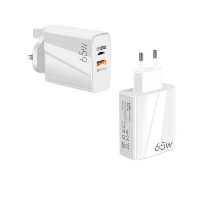 China 3A Wholesale High Quality Fast Charging VOOC Adapter PD 65W Super Fast Chargers For PD 20W Fast Charger For iPhone 13 USB-C 18W Power Adapter QC 3.0 for sale