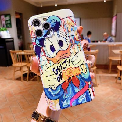 China Wholesale Donald Mickey Blue Light IMD Anime Phone Case Donald Mickey Cartoon Blue Light IMD Blue Light Phone Cover For iPhone 8Plus XR XS Pro 8Plus Max Max Back Cover SE2020 Cartoon IMD Cases 13 for sale