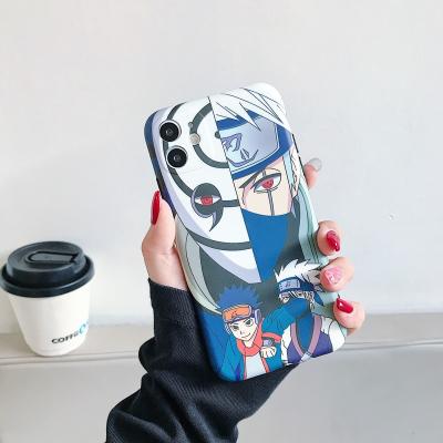 China New Fashion Hatake Kakashi Uzumaki Matteo IMD Phone Cover Matte Phone Case Wholesale Japan Cartoon IMD For iPhone 13 pro XS max SE2020 XR IMD 8Plus X silicone phone cover for sale