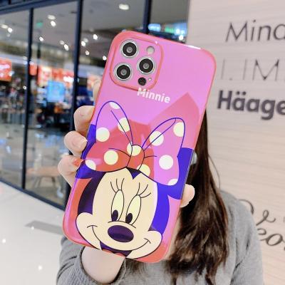 China New 2022 Mickey Blue Light IMD Anime Laughing Mickey Cartoon Blue Light IMD Phone Case Blue Light Phone Cover For Pro 8 Plus XR Se 2020 Max Max Back Cover Cartoon IMD Case iPhone XS 12 for sale