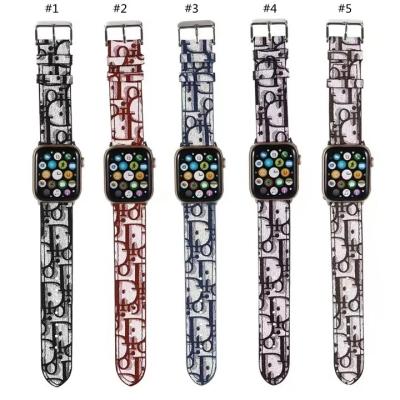 China Wholesale 2202 Soft Rubber Silicone Watch Strap Fashion Brand Strap Iwatch Se 7 New 6 5 Replacement Luxury 4 Strap Adjustable Wrist Strap For Apple Strap 4145 mm for sale