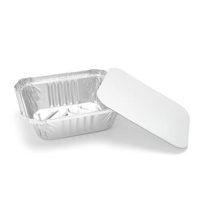 China Recyclable Take Away Aluminum Foil Bento Packaging Box Disposable Fast Food Wholesale Takeaway Fast Food for sale