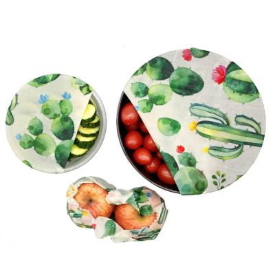 China Preserving Plastic Wax Free Rectangular Cloth Food Grade Fresh Reusable Bee Food Wrap for sale