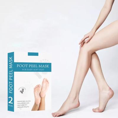 China Wholesale Private Label Foot Skin Care Footmask Nourishes Whitens Feet Sock Sheet Mask Exfoliating Foot Skin Mask for sale