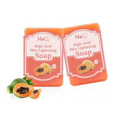 China Black Organic Hand Made Natural Herbal Skin Base Cleansing Kojic Acid Soaps Skin Whitening Likas Papaya Soap for sale