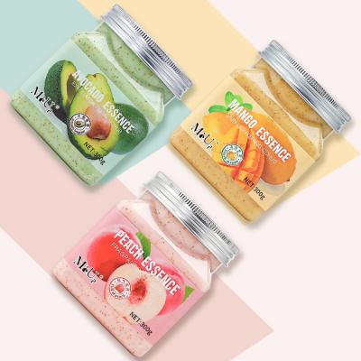 China Wholesale Korean Exfoliator OEM Skin Care Scrubs Face Whipped Sugar Scrubs Fruit Natural Organic Whitening Exfoliating Body Scrub for sale