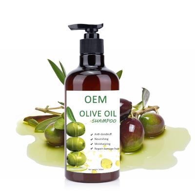 China Private Label Olive Oil Shampoo Natural Organic Vegan Shampoo Color-Protection Moisturizing Repairing Hair Hair Care for sale