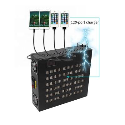 China Something You Need To Charge 500W/100A 5V 120-Port USB Charger LED Display Multi-port USB Charger For Smartphones Tablets Multi Port USB Power Banks for sale