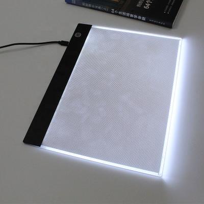 China A3A4 LED Acrylic Art Craft Ultra-thin Light Shield Shine Panel LED Light Box Plotter Drawing Finding Shield Adjustable for Sketching for sale