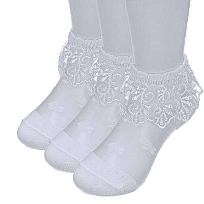 China Newborn Princess Anti Slip Kids Cotton Socks Baby Girls Flower Lace Summer Cute High Quality QUICK DRY Lace Booties for sale