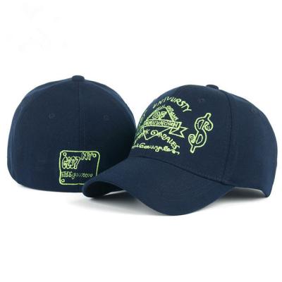 China COMMON Custom High Quality Cotton Spandex Fitted Baseball Cap for sale