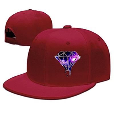 China COMMON 6 Panels Adjustable Printing Custom Hats Snapback for sale