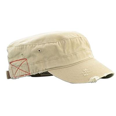 China COMMON Distressed Cotton Cadet Washed Army Hat for sale