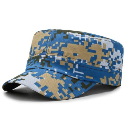 China COMMON camouflage army hat flat surface camouflage hats tactical military army for sale