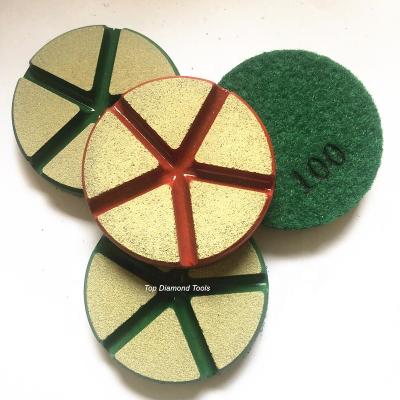 China High Efficiency D76mm Transition Ceramic Bond Polishing Pads for sale