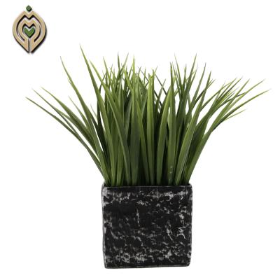 China Eco-friendly factory direct sales of artificial grass garden best-selling artwork on the plant artificial glue basin for sale