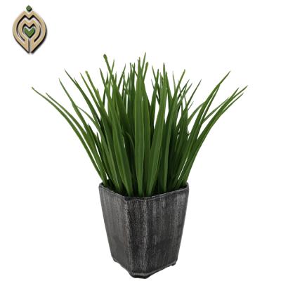 China Plant direct rubber artificial plants best-selling artificial grass pots eco-friendly suitable for home decoration garden placement for sale