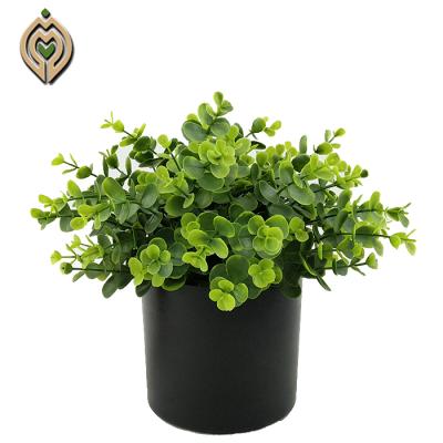 China Eco-Friendly Chinese Manufacturers Produce Artificial Plants, Artificial Small Potted Plants, Silver Leaf Bonsai for sale