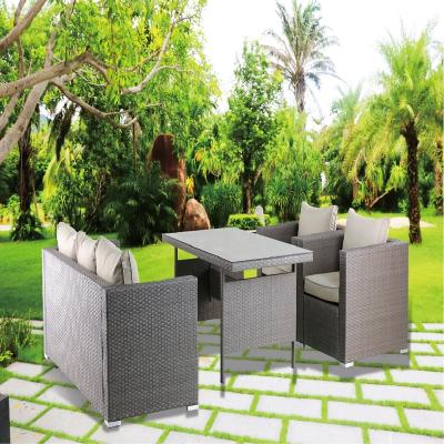 China Home Modern Rattan 4PCS Furniture Lifestyle Comfortable Garden Sofa Set for sale