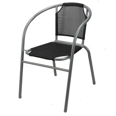 China Comfortable garden steel frame outdoor single rattan morden chair for sale