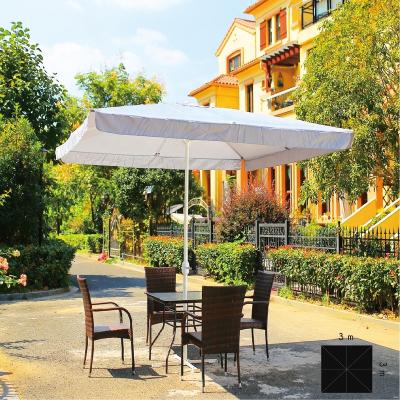 China Patio\Garden\Outdoor White Garden\Hotel\Rectangle Beach Hot Selling Umbrella Sunshade Sunshade In Outdoor for sale