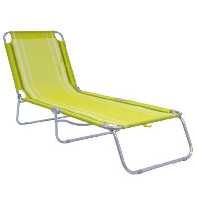 China China Rattan Foldable Comfortable Sun Lounger Outdoor Folding Bed for sale