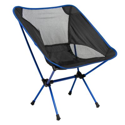 China Durable Backpacking Camping Chair Portable Compact Ultralight Folding Raising Chair With Carry Bag For Outdoor Beach for sale