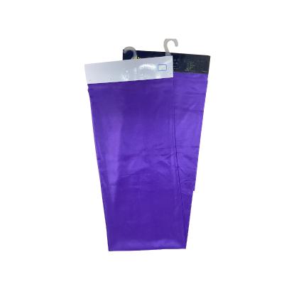 China 100% Brushed Sueded Polyester Fabric 190T Pongee In Purple Color Dyed Fabrics Raw Materials for sale