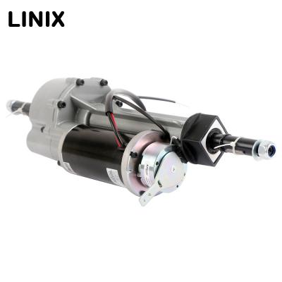 China Totally Enclosed DC-Motor 24v Transaxle Motor For Electric Trike 24v 180w Electric Tricycle Motor Used For 3 Or 4 Wheel Drive Buggy for sale