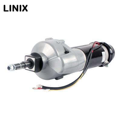 China Totally Enclosed Linix 24v DC-Motor Transaxle Motor For Electric Scooter Trolley 500w Tricycle Motor Used For 3 Or 4 Wheel Drive Buggy for sale