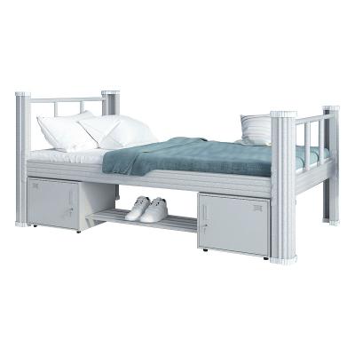 China Adjustable (height) Custom Metal Bed Double For Sale Bunk Beds Literas Hierro Twin Full Size White Bunk Bed for sale