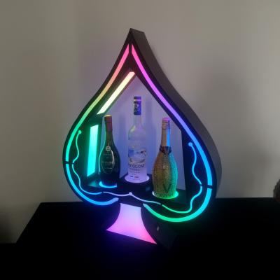 China Luxury Customized 3IN1 Lounge and Nightclub VIP Party Bottle Serving Bottle Presenter Display Glorifier for sale