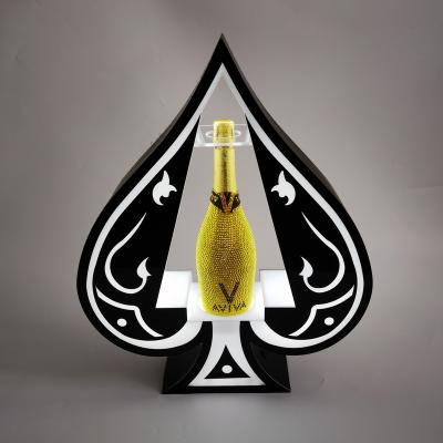 China Miami Party Nightclub & Lounge Ace of Spades Sustainable Luxury Bottle Glorifier for sale