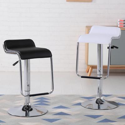 China Modern Modern Bar Stools Kitchen Metal Bar Nightclub Luxury Leather High Swivel Bar Stool for sale