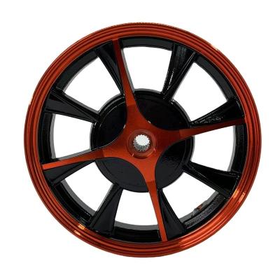 China Red Aluminum Alloy Shunfeng Rear Wheel Aluminum Rims For Scooters And Motorcycles for sale