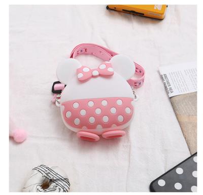 China Light Mouse Toys Invent Purse Minnie Boy Change Bag Kids Cartoon Bag Girls Boys Shoulder Bag for sale