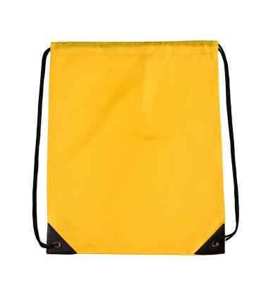 China Sport Customized Logo Polyester Gym Backpack Breathable Drawstring Bag For Sports for sale