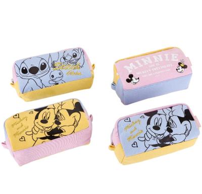 China Schools & 2021 Office China Factory Price Girl School Pen Canvas Zipper Pencil Case Custom Made Fashionable for sale