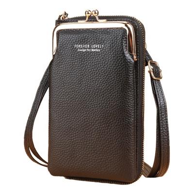 China Fashion Fashion Small Cross - Body Bags Women Mini Matte Leather Shoulder Messenger Bag Clutch Ladies Phone Bag Purse Handbag for sale